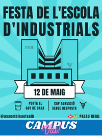 Festa de l'Escola d'Industrials, organitza l'Associació El Pati Nou