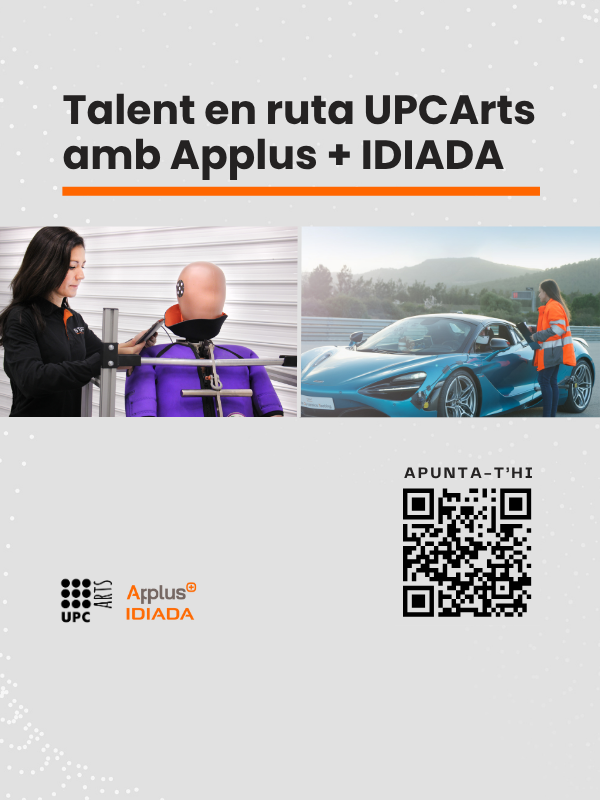 Talent en ruta UPCArts amb Applus + IDIADA