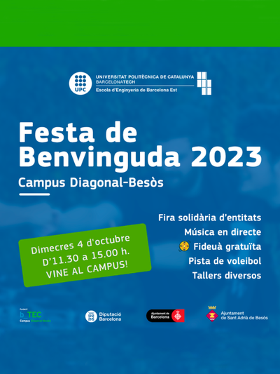 Festa de Benvinguda nou curs al Campus Diagonal - Besòs