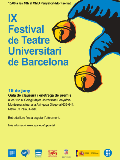 Premis del IX Festival de Teatre Universitari de Barcelona.