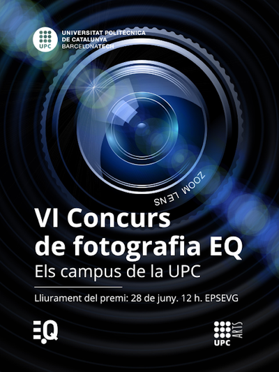 Lliurament de premis VI Concurs de Fotografia EQ. Marc temàtic: Els campus de la UPC.