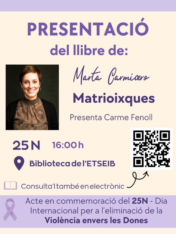 Presentació del llibre Matrioixques de Marta Carnicero