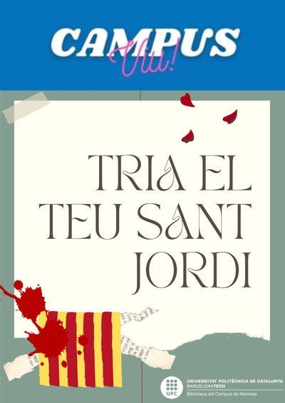 Sant Jordi a la Biblioteca del Campus de Manresa