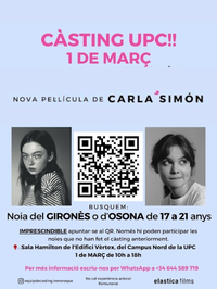 Càsting per a la nova pel·lícula de Carla Simón
