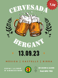 Cervesada Bergant. Música, castells i birra.