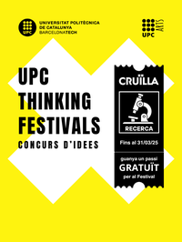 Concurs d'Idees UPC Thinking Festivals Cruïlla.