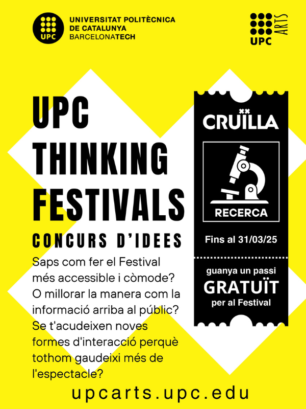 Concurs d'Idees UPC Thinking Festivals Cruïlla.