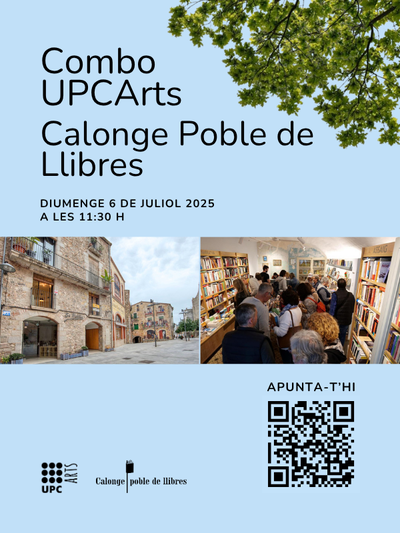 Combo UPCArts a Calonge, Poble de Llibres