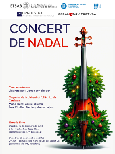 Concert de Nadal: Coral d'Arquitectura i Orquestra de la UPC