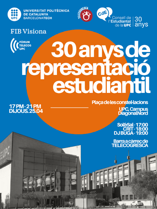 Festa 30 anys de representació estudiantil