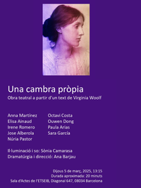 Obra teatral: Una cambra pròpia