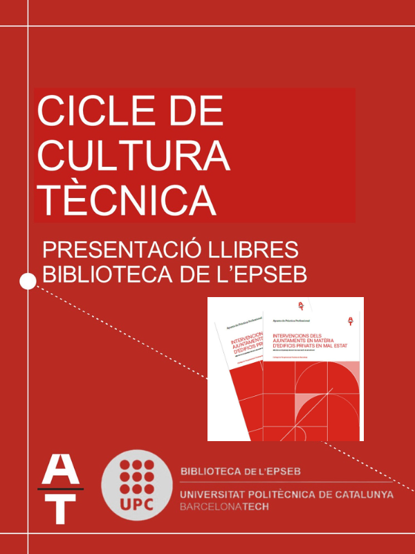 Presentació del llibre “Intervencions municipals en edificis privats en mal estat”