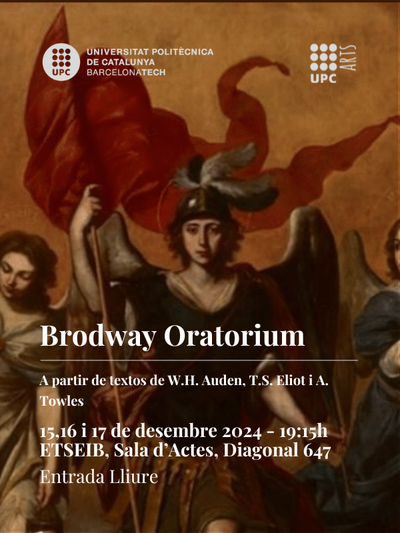 'Broadway Oratorium', a càrrec del grup de teatre Utopia. Direcció: Ana Barjau.