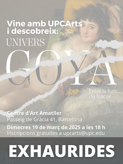Visita UPCArts a l'exposició immersiva  'Univers Goya, entre la llum i la foscor'