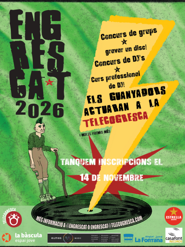 Engresca’t 2026. Concurs de grups