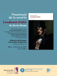 Presentació de la novel·la 'L'endemà d'ahir', de Xavier Duran