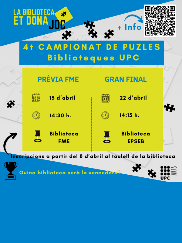 Concurs puzles biblioteques UPC