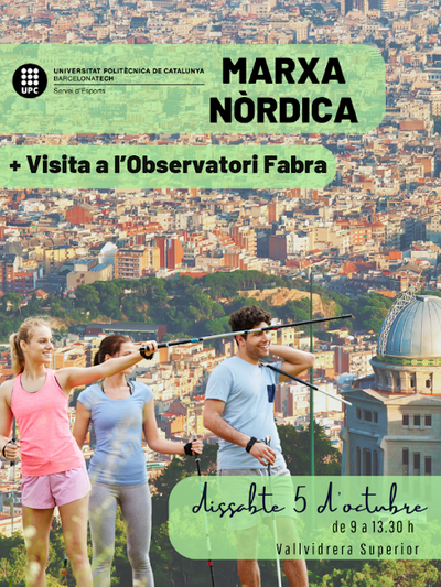 Marxa Nòrdica + Visita a l'Observatori Fabra