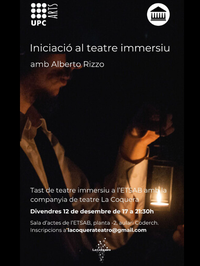 Iniciació al teatre immersiu amb Alberto Rizzo
