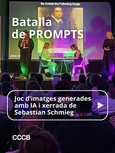 “Batalla de prompts". Xerrada de Sebastian Schmieg