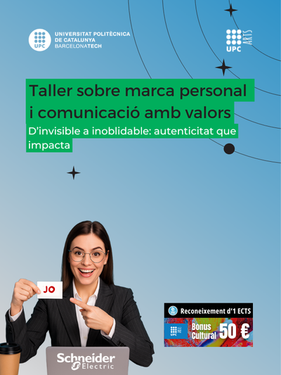 Taller sobre marca personal i comunicació amb valors. D’invisible a inoblidable: autenticitat que impacta